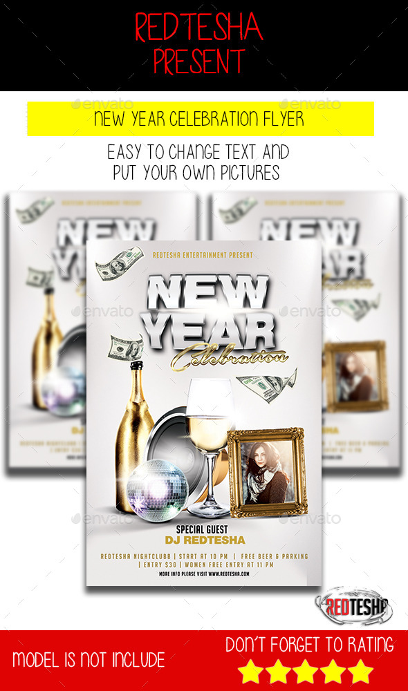 GraphicRiver New Year Celebration Flyer 9862572 GraphicRiver New Year Celebration Flyer 9862572