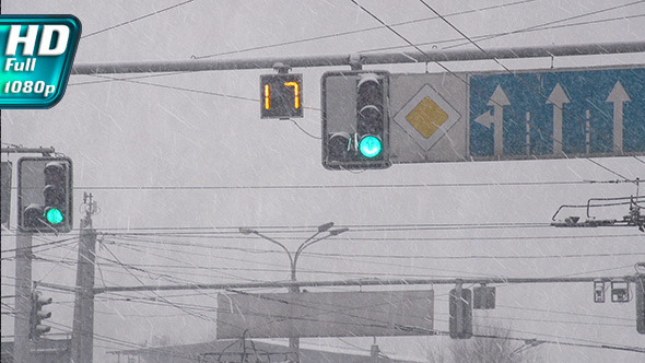 Urban Intersection and Blizzard Urban Intersection and Blizzard