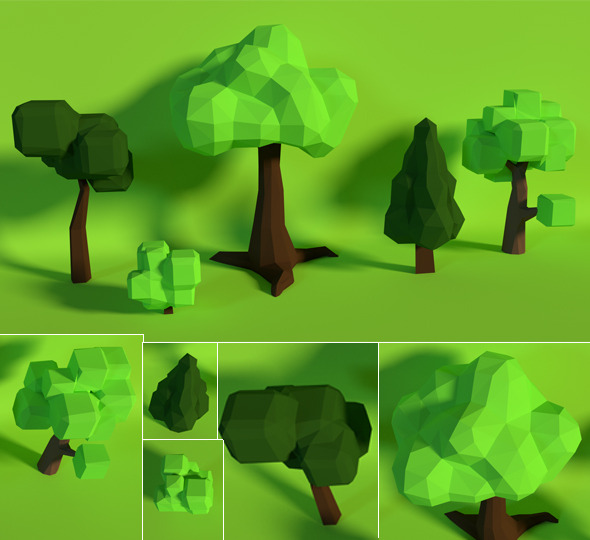 3DOcean LowPoly Trees Pack7 9863151 3DOcean LowPoly Trees Pack7 9863151