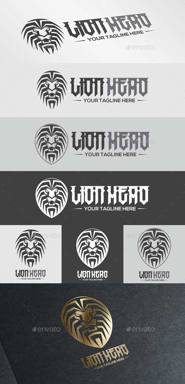 GraphicRiver Lion Head Vol.2 9864205 GraphicRiver Lion Head Vol.2 9864205