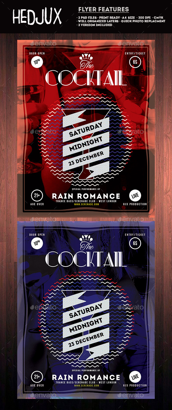 The Cocktail Night Flyer The Cocktail Night Flyer