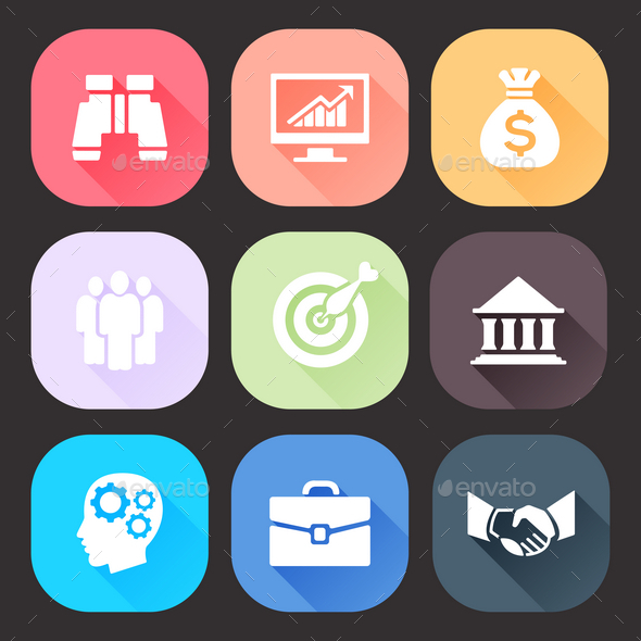 GraphicRiver Business Icons Set 9865563 GraphicRiver Business Icons Set 9865563