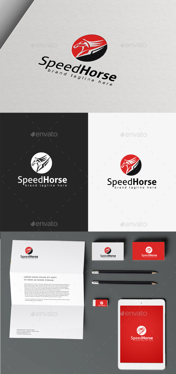 GraphicRiver Speed Horse 9865913 GraphicRiver Speed Horse 9865913