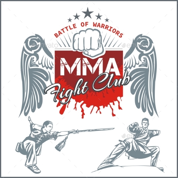 GraphicRiver MMA Labels Mixed Martial Arts Design 9866143 GraphicRiver MMA Labels Mixed Martial Arts Design 9866143