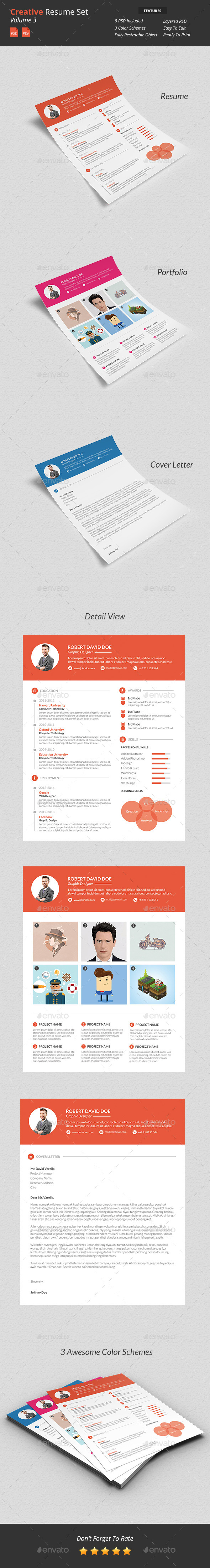 Creative Resume Set v3 Creative Resume Set v3