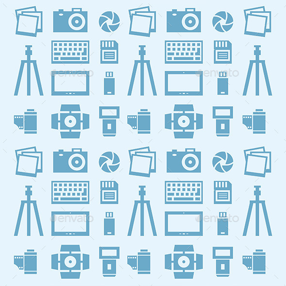 GraphicRiver Photographer Pattern 9868846 GraphicRiver Photographer Pattern 9868846