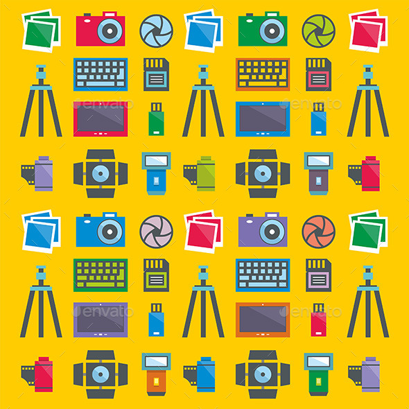 GraphicRiver Photographer Pattern 9868849 GraphicRiver Photographer Pattern 9868849