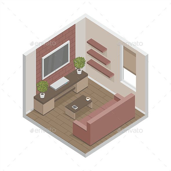 GraphicRiver Living Room 9868901 GraphicRiver Living Room 9868901