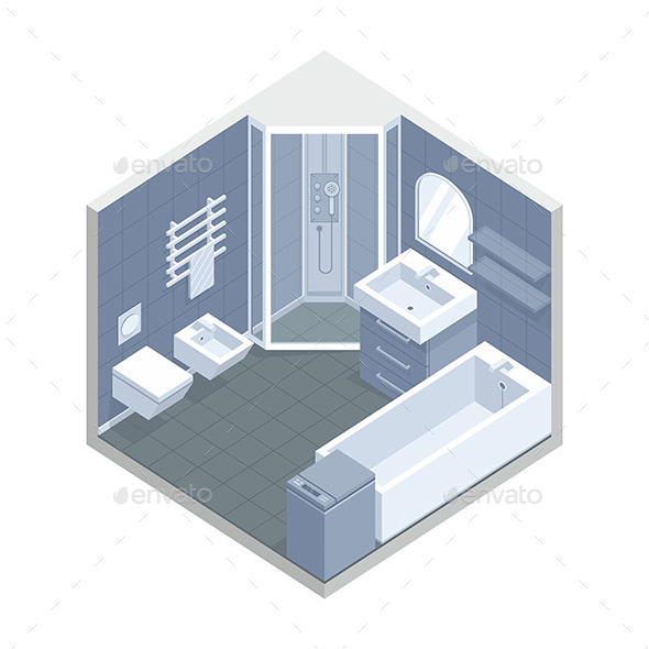GraphicRiver Bathroom 9868909 GraphicRiver Bathroom 9868909