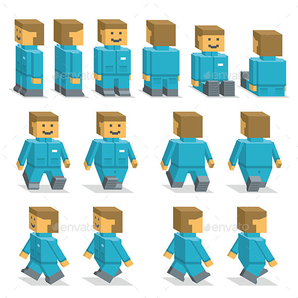 GraphicRiver Set Man 9869030 GraphicRiver Set Man 9869030