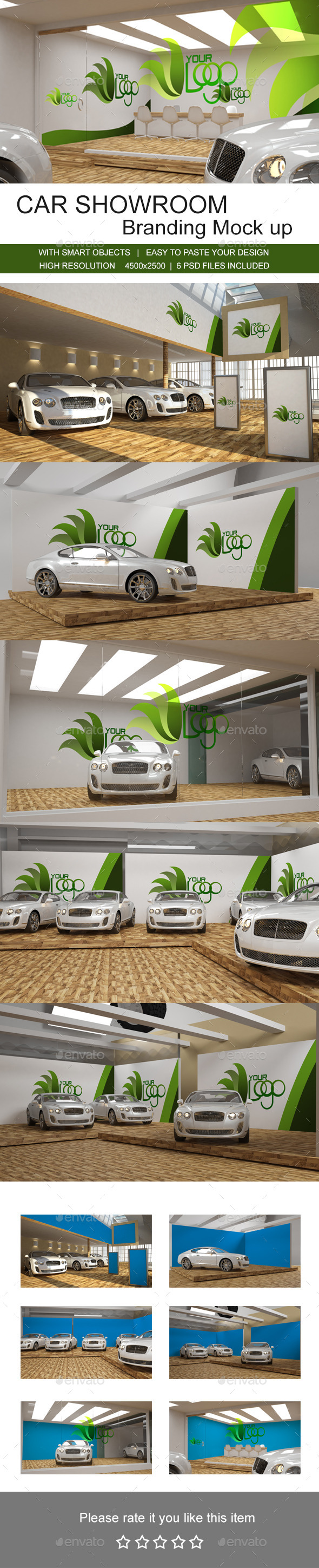 GraphicRiver Car Showroom Branding Mock up 9835377 GraphicRiver Car Showroom Branding Mock up 9835377