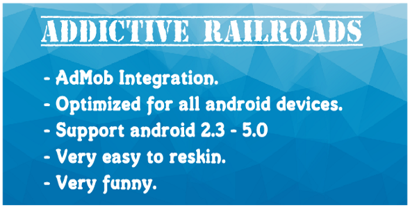 CodeCanyon Addictive RailRoads With AdMob 9870080 CodeCanyon Addictive RailRoads With AdMob 9870080