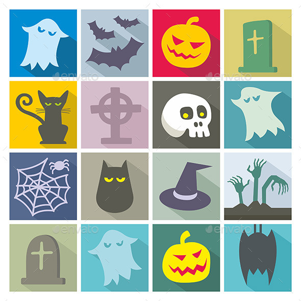 GraphicRiver Halloween Icons 9870087 GraphicRiver Halloween Icons 9870087