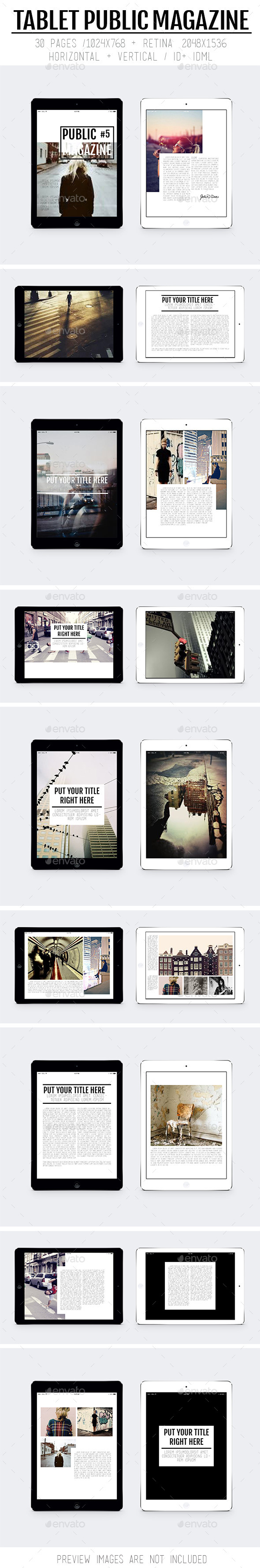 GraphicRiver Tablet Public Magazine 9870326 GraphicRiver Tablet Public Magazine 9870326