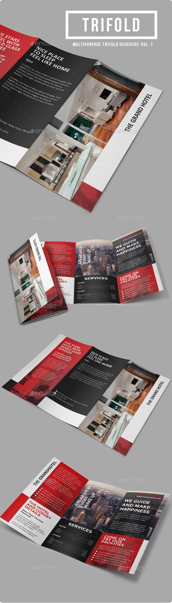 GraphicRiver Sun Hotel Multipurpose Trifold Brochure Vol 7 9870612 GraphicRiver Sun Hotel Multipurpose Trifold Brochure Vol 7 9870612