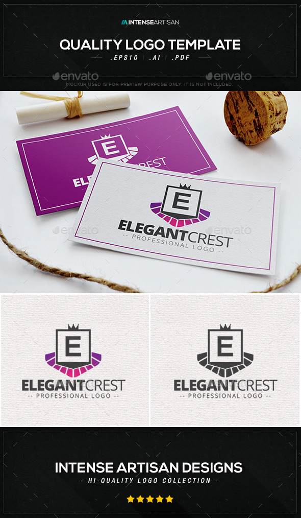 GraphicRiver Elegant Crest Logo Template 9870881 GraphicRiver Elegant Crest Logo Template 9870881