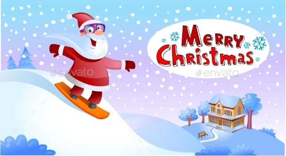 GraphicRiver Funky Santa Claus 9871589 GraphicRiver Funky Santa Claus 9871589