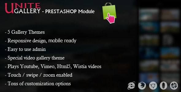 CodeCanyon Unite Gallery Prestashop Module 9871980 CodeCanyon Unite Gallery Prestashop Module 9871980