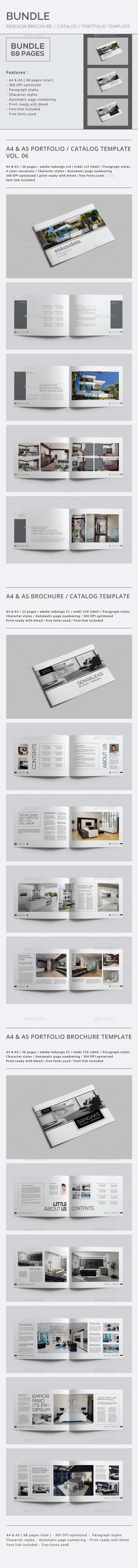 GraphicRiver Indesign Brochure Catalog Portfolio Bundle 9872514 GraphicRiver Indesign Brochure Catalog Portfolio Bundle 9872514