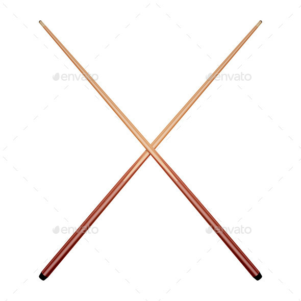 GraphicRiver Billiard Cues 9872539 GraphicRiver Billiard Cues 9872539