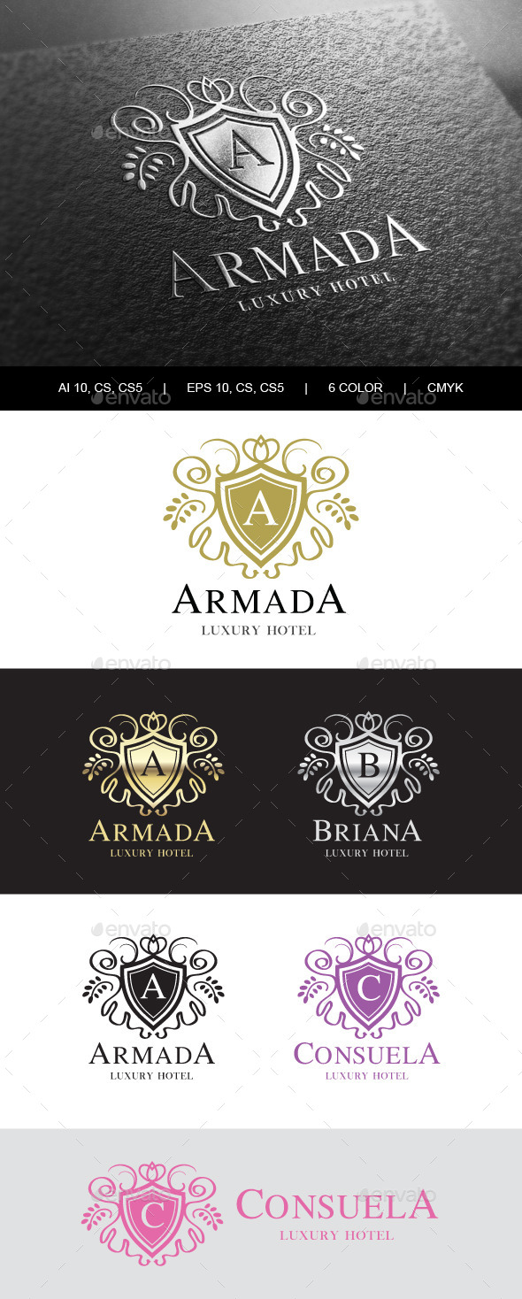 GraphicRiver Heraldic Royalty Logo 9874714 GraphicRiver Heraldic Royalty Logo 9874714