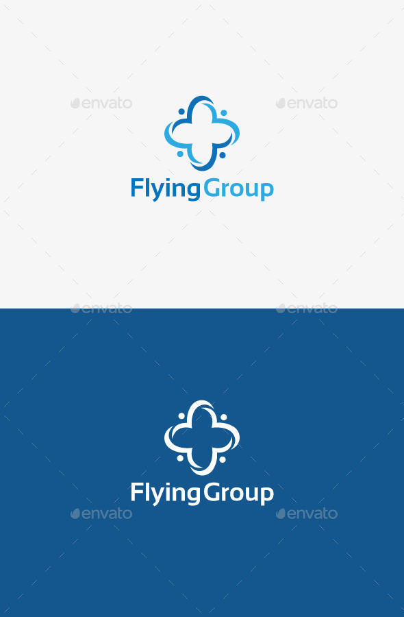 GraphicRiver Flying Group 9876944 GraphicRiver Flying Group 9876944