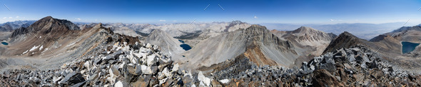 360 Degree Sierra Mountain Panorama