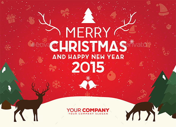 GraphicRiver Christmas Background with Vintage Typography 9877232 GraphicRiver Christmas Background with Vintage Typography 9877232