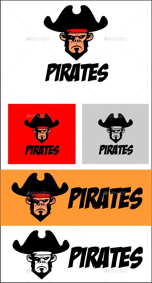GraphicRiver Pirates Monkey 9877321 GraphicRiver Pirates Monkey 9877321