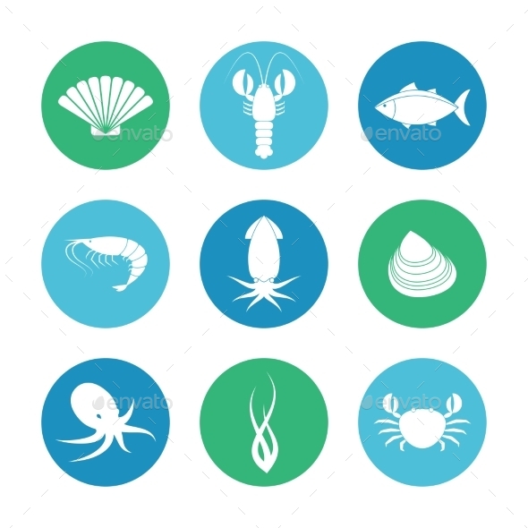 GraphicRiver Seafood Icons Set 9878500 GraphicRiver Seafood Icons Set 9878500