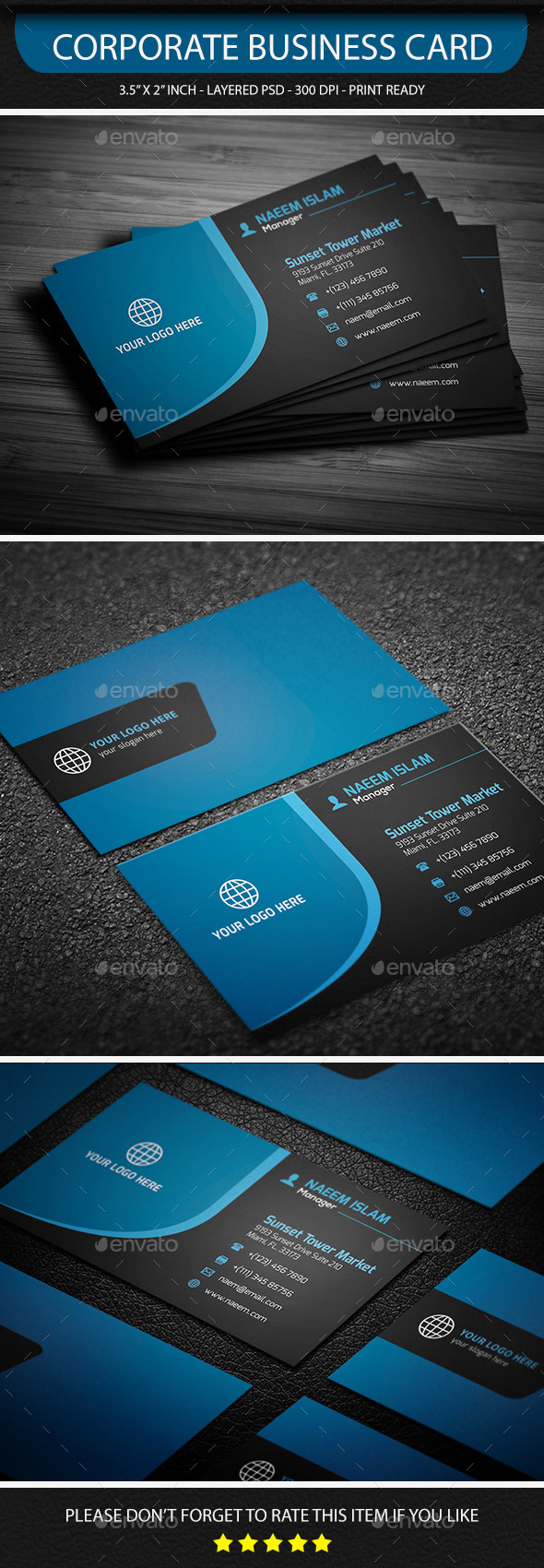 GraphicRiver Corporate Business Card 9878719 GraphicRiver Corporate Business Card 9878719