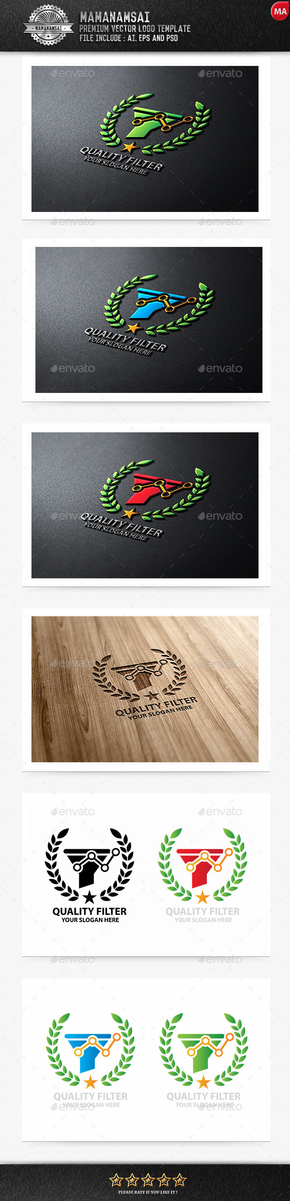 GraphicRiver Quality Filter Logo 9879543 GraphicRiver Quality Filter Logo 9879543