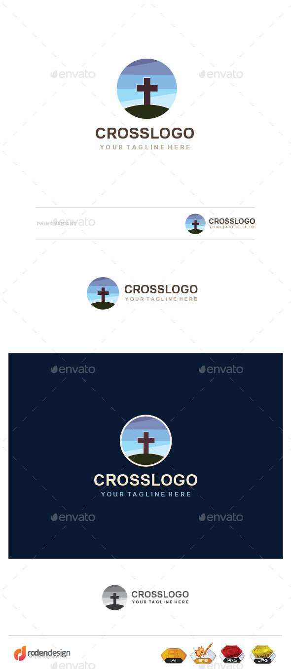 GraphicRiver Cross Logo 9894029 GraphicRiver Cross Logo 9894029