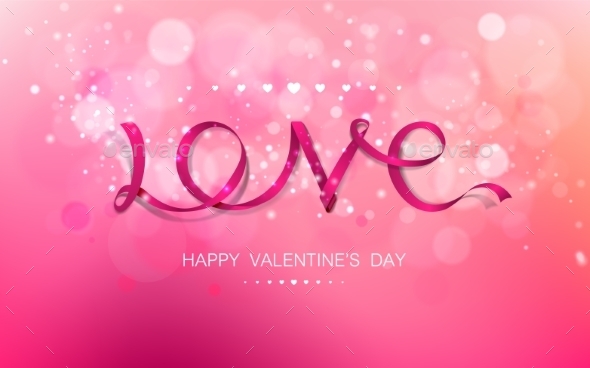 Love Pink Ribbon (Valentines)