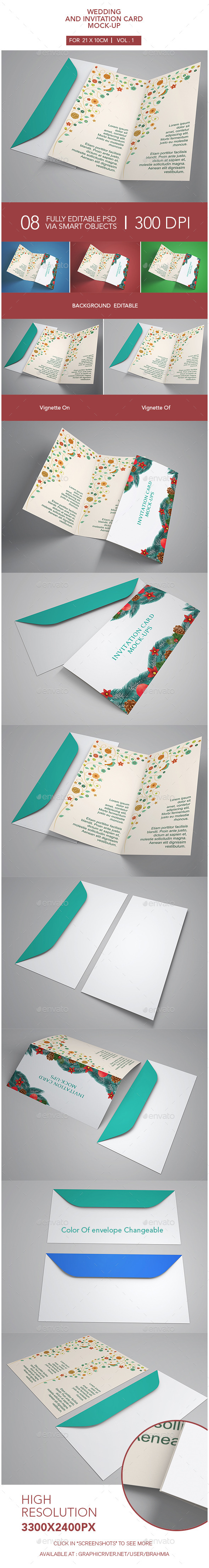 GraphicRiver Wedding And Invitation Card Mock-Up 9895436 GraphicRiver Wedding And Invitation Card Mock-Up 9895436
