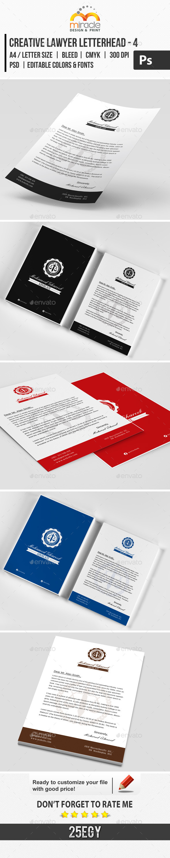 GraphicRiver Creative Lawyer Letterhead #4 9895440 GraphicRiver Creative Lawyer Letterhead #4 9895440