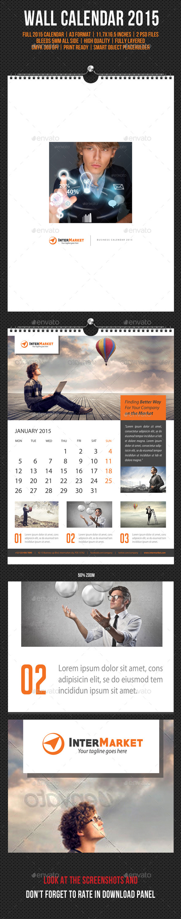 GraphicRiver Corporate Wall Calendar 2015 V05 9895458 GraphicRiver Corporate Wall Calendar 2015 V05 9895458