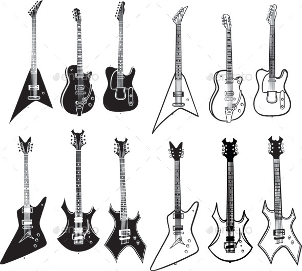 GraphicRiver Guitar Collection 9895883 GraphicRiver Guitar Collection 9895883