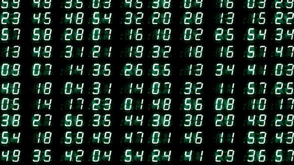 Digital Numbers Led Clock Counter 9 Digital Numbers Led Clock Counter 9