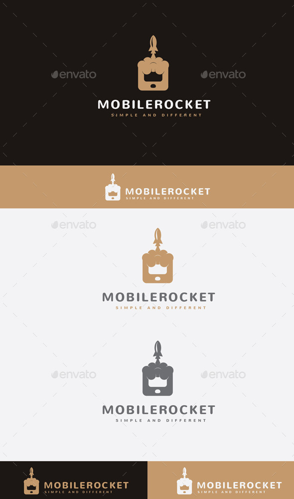 GraphicRiver Mobile Rocket 9897027 GraphicRiver Mobile Rocket 9897027