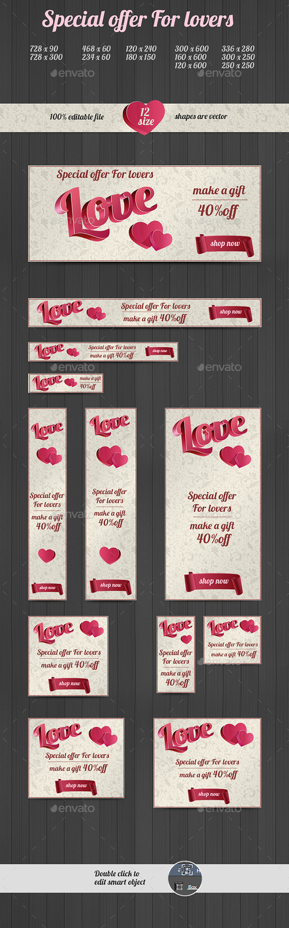 GraphicRiver Special offer For lovers 9898205 GraphicRiver Special offer For lovers 9898205