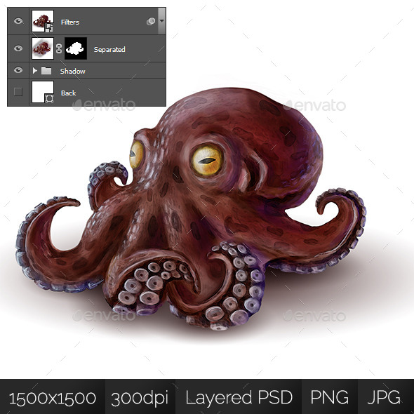 GraphicRiver Octopus 9860758 GraphicRiver Octopus 9860758