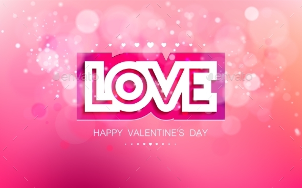 GraphicRiver Love in Pink for Valentines 9898451 GraphicRiver Love in Pink for Valentines 9898451
