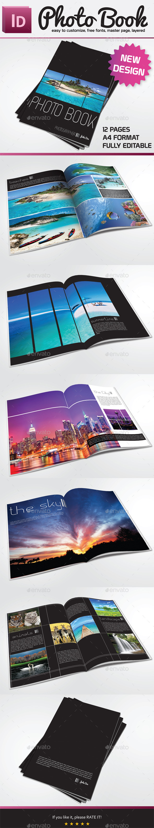 GraphicRiver Photo Book Template 9898533 GraphicRiver Photo Book Template 9898533