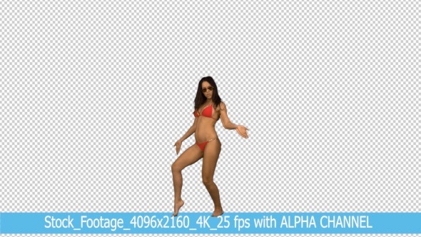 VideoHive Bikini Dance Woman with Alpha Channel 9898743 VideoHive Bikini Dance Woman with Alpha Channel 9898743