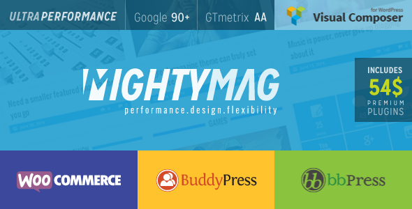 MightyMag - Magazine, Shop, Community WP Theme - News / Editorial Blog / Magazine