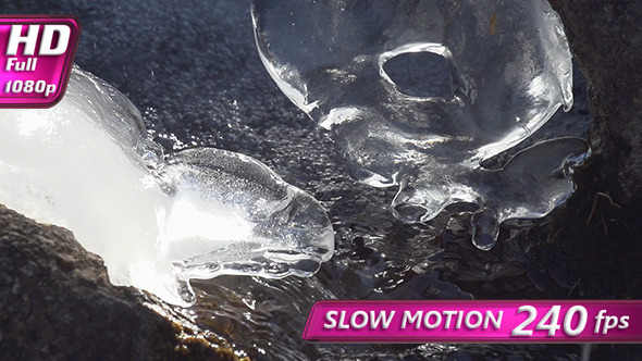 Frozen Mountain Stream Frozen Mountain Stream