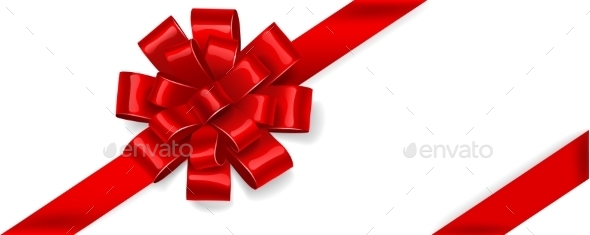 GraphicRiver Red Bow 9900416 GraphicRiver Red Bow 9900416