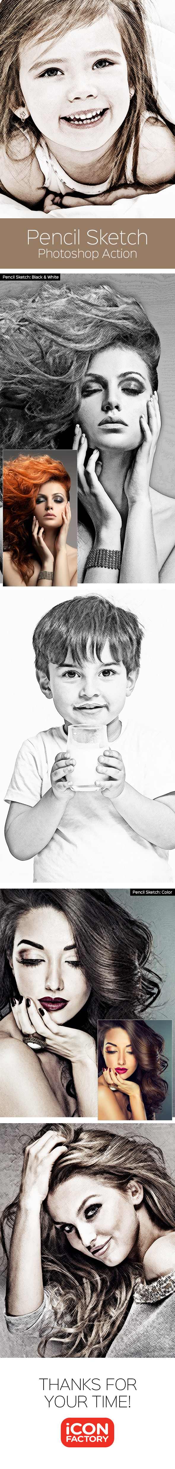 Pencil Sketch Photoshop Action Pencil Sketch Photoshop Action