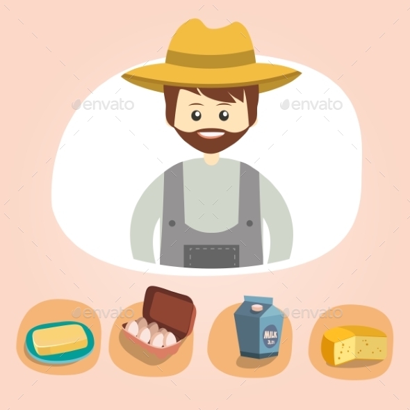 GraphicRiver Set of Colorful Farm Icons 9900680 GraphicRiver Set of Colorful Farm Icons 9900680